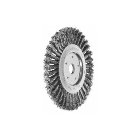 Holex Wheel Brush, 0.50 mm Steel Wire, Size: 178X22 571203 178X22